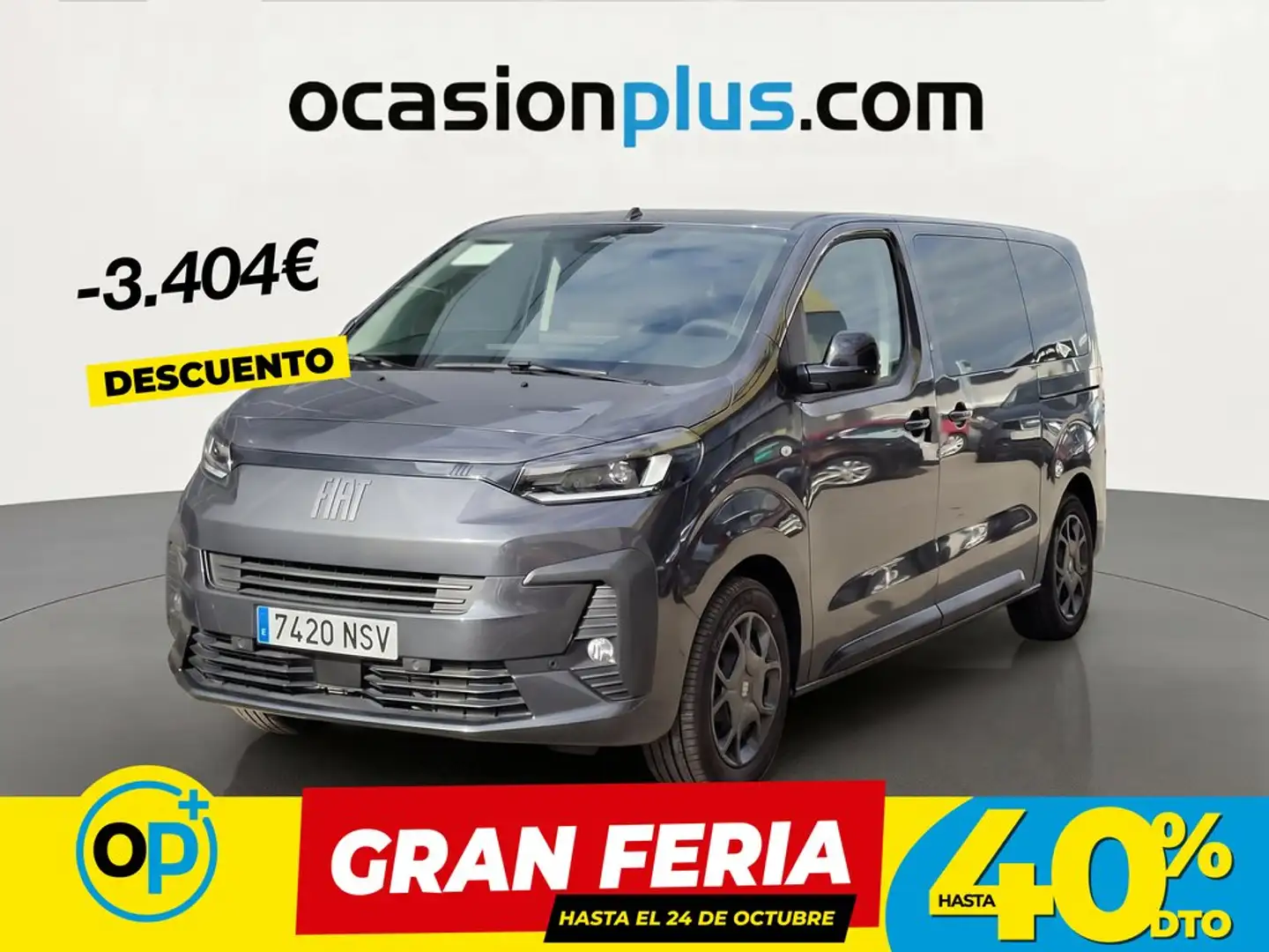 Fiat Ulysse M1 2.2.BlueHDI &S& Talla M Aut. 180 Gris - 1