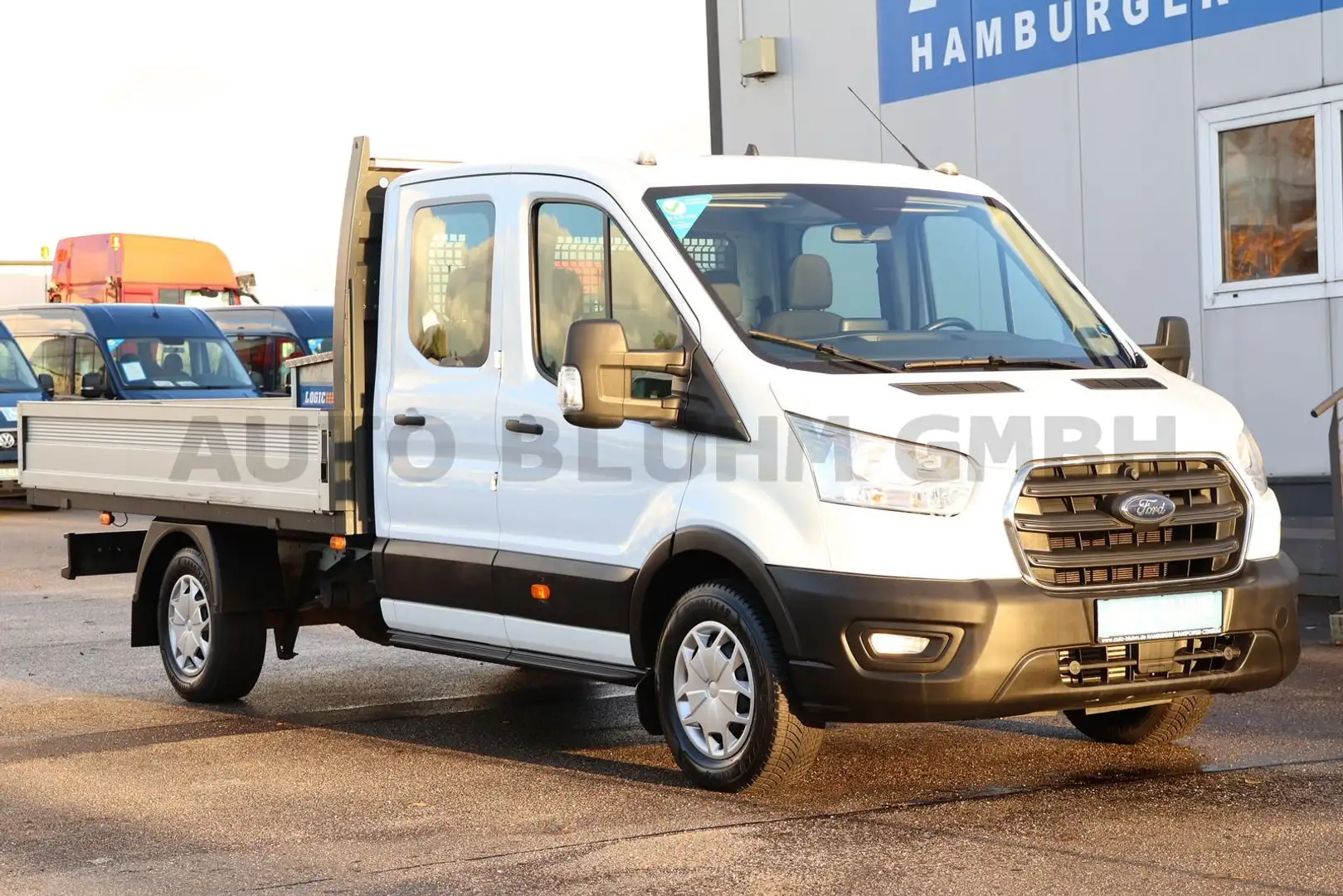 Ford Transit 350-EB Doka L4 Kiste Navi 6-Sitze Klima Weiß - 2