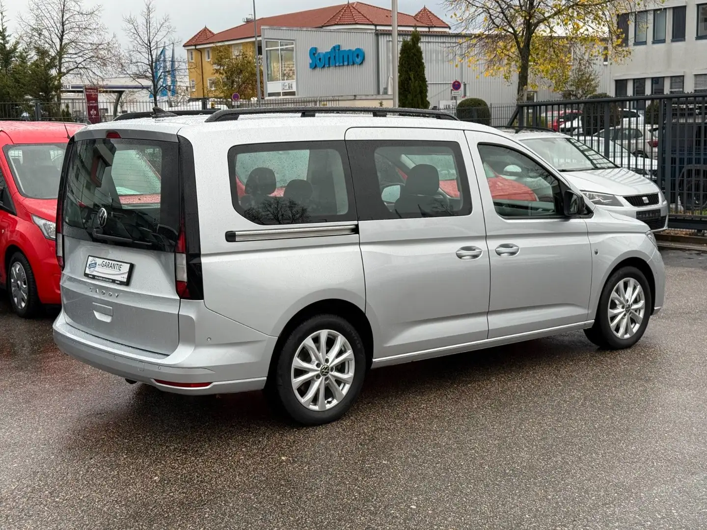 Volkswagen Caddy Maxi 2,0 TDI*7-SITZE*LED*AHK*8xALU*DAB* Silber - 2