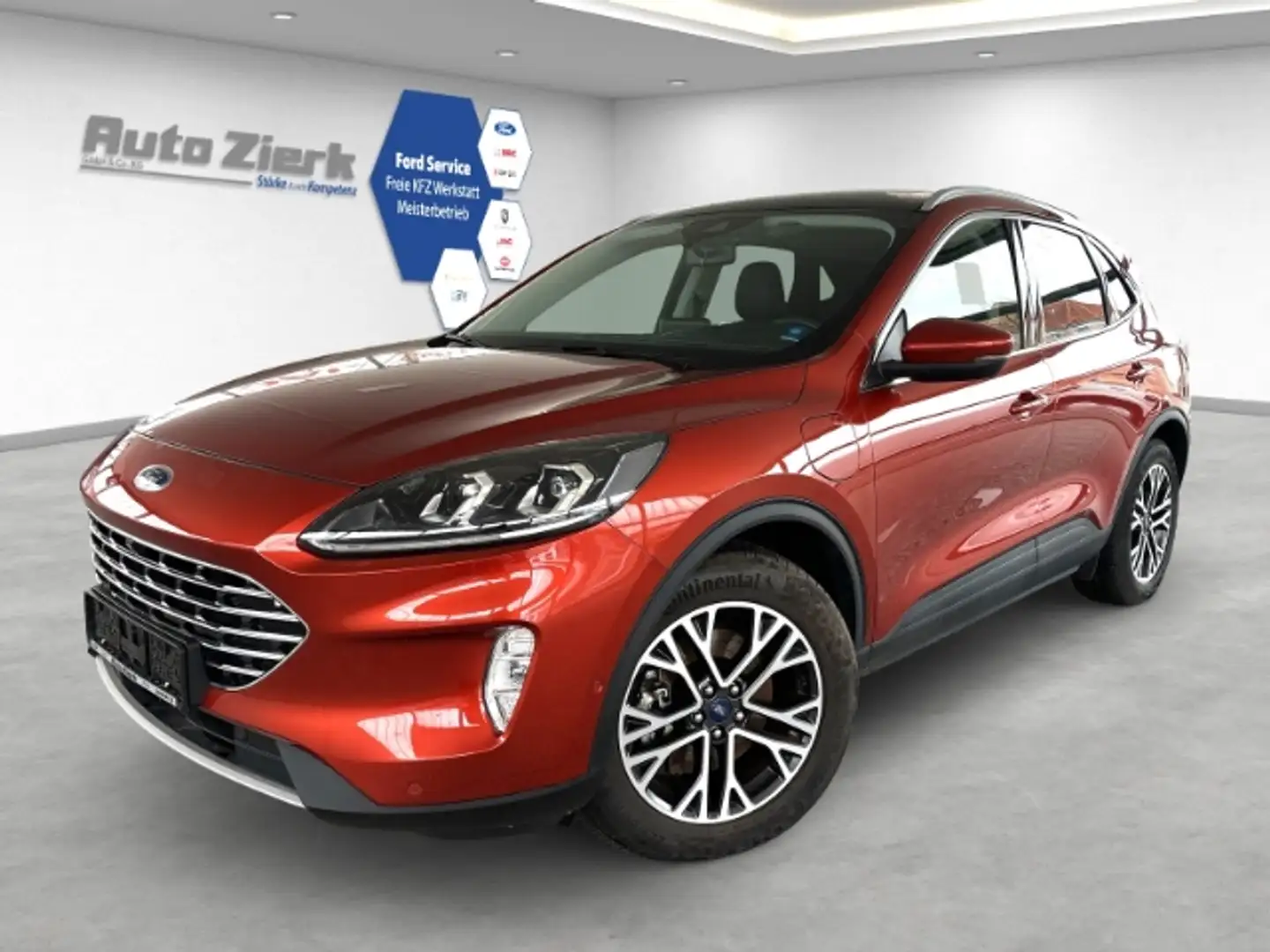 Ford Kuga Plug-In Hybrid Titanium X 2.5 Duratec NAVI B&O PAN Naranja - 1