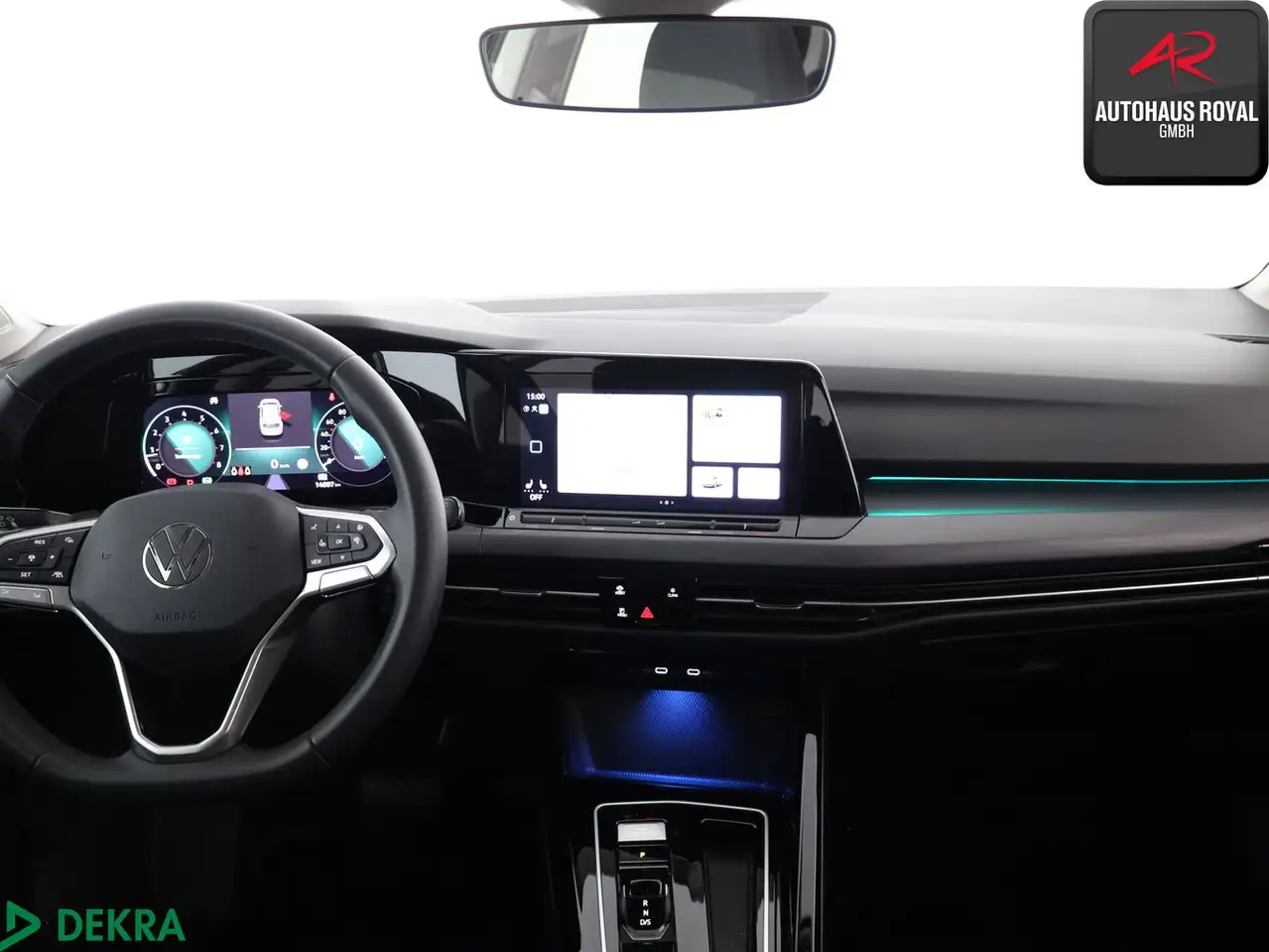 Volkswagen Golf VIII 1.5 eTSI STYLE MASSAGE,MEMORY,ACC,1.HD, миниатюра 9