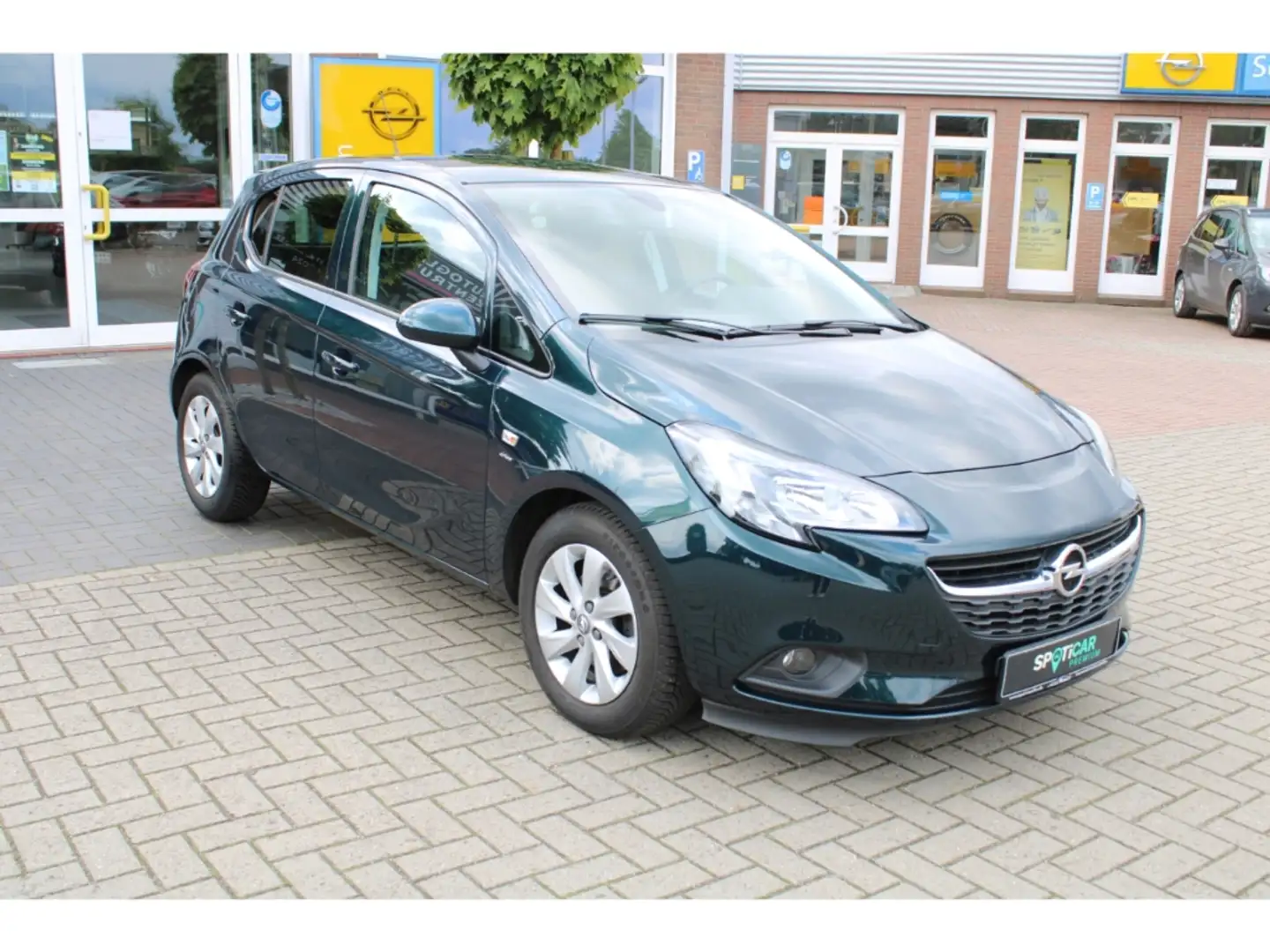 Opel Corsa E drive ecoFlex 1.0 Turbo SHZ LenkradHZG Temp PDC Grün - 1