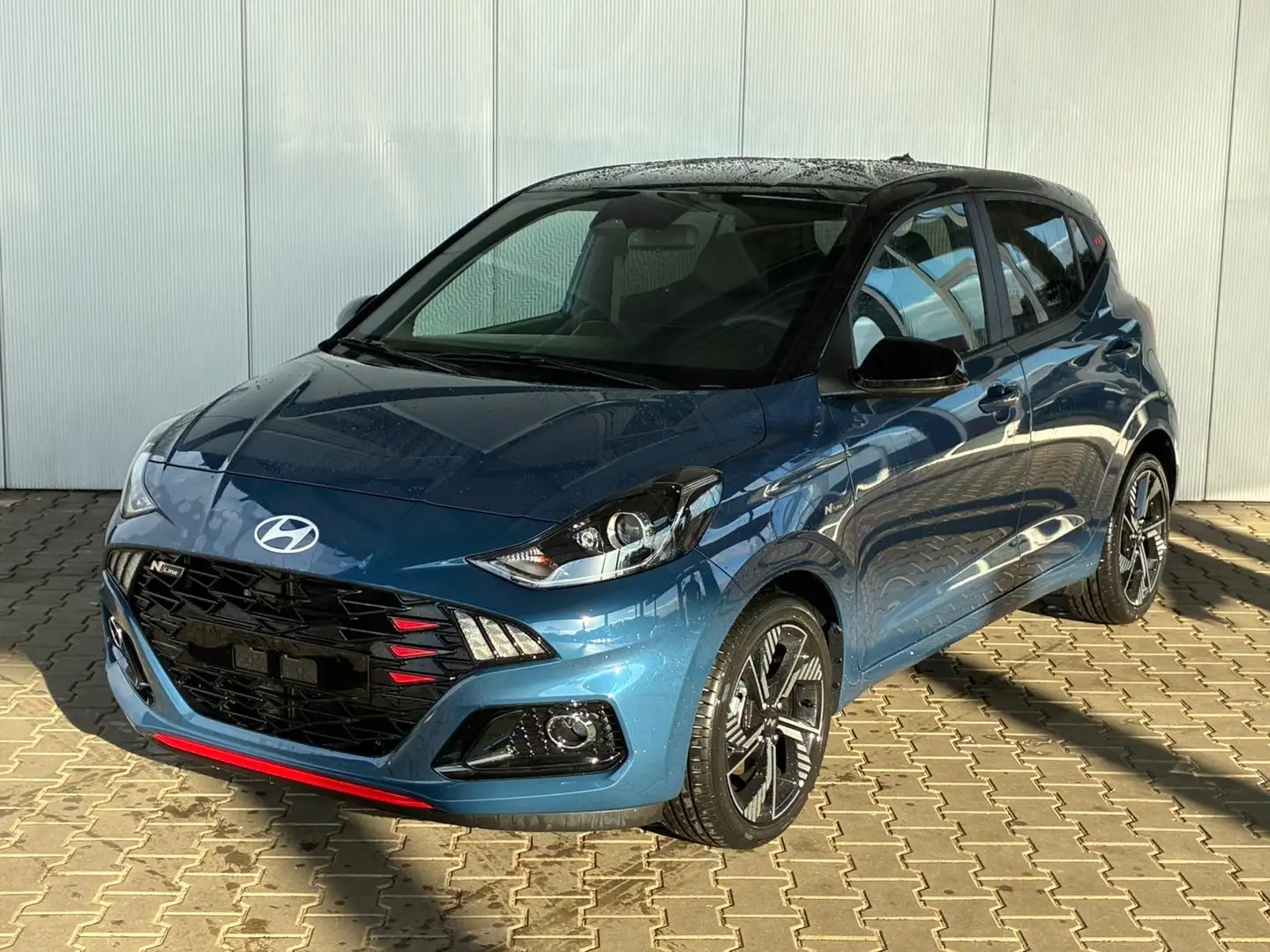 Hyundai i10 N-Line 1.0 T-GDI MT / Sitz + Lenkradheizung Kli... Blau - 1