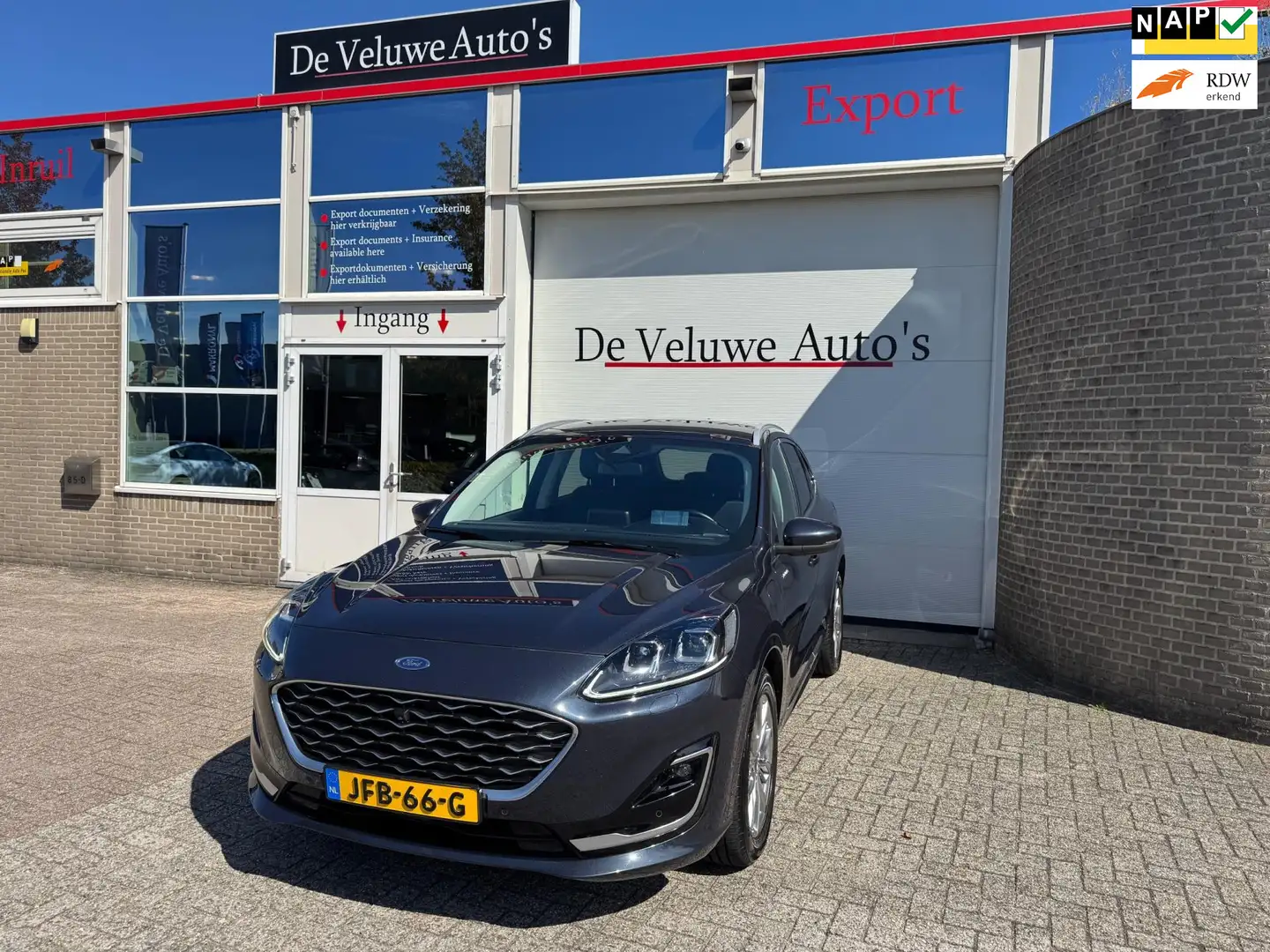 Ford Kuga 2.5 PHEV Vignale trkhk Carplay & Android B&O hud Blau - 1