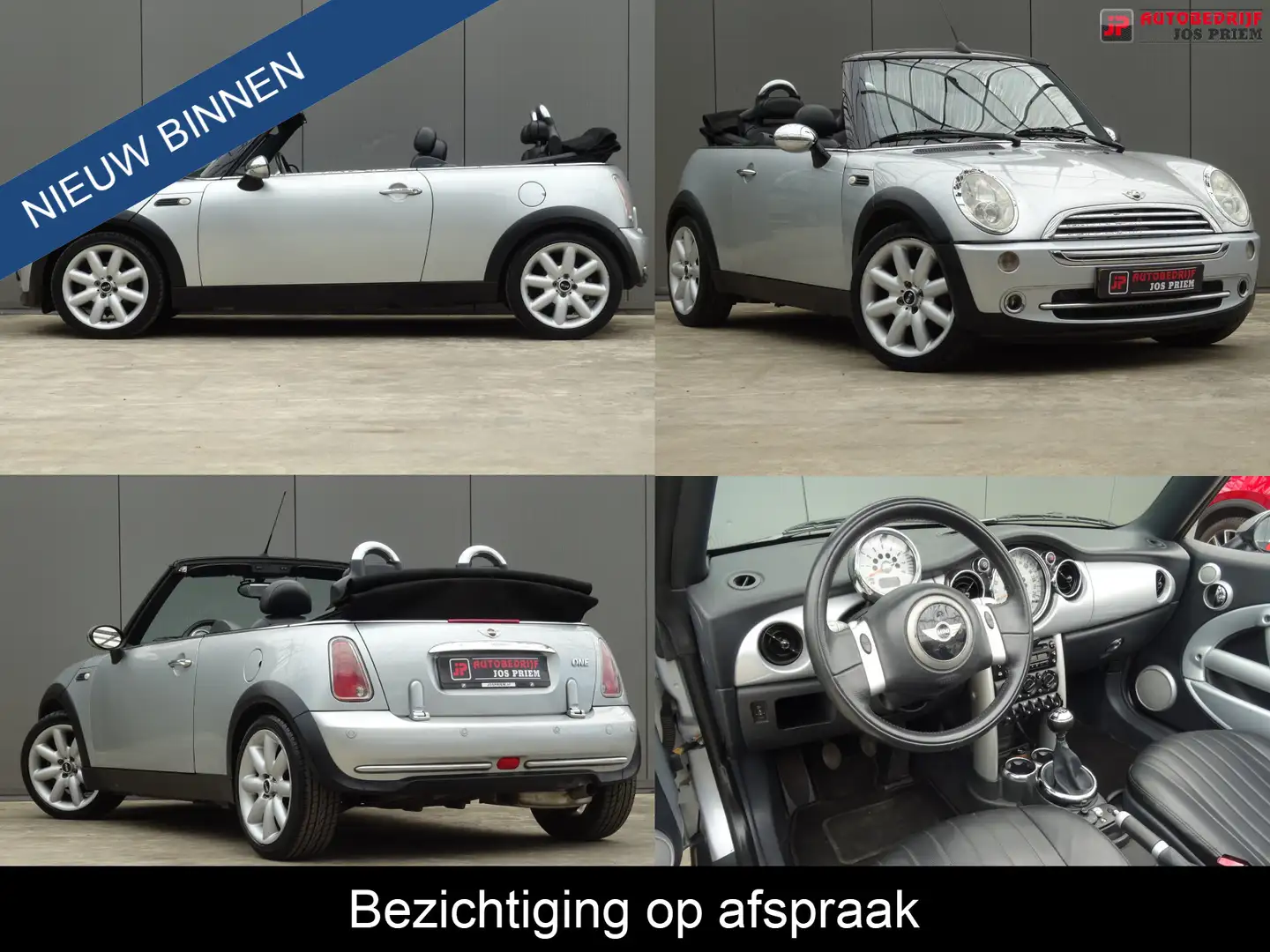 MINI One Cabrio Mini 1.6 Salt * AIRCO * PDC * INRUIL KOOPJE !! Gris - 1