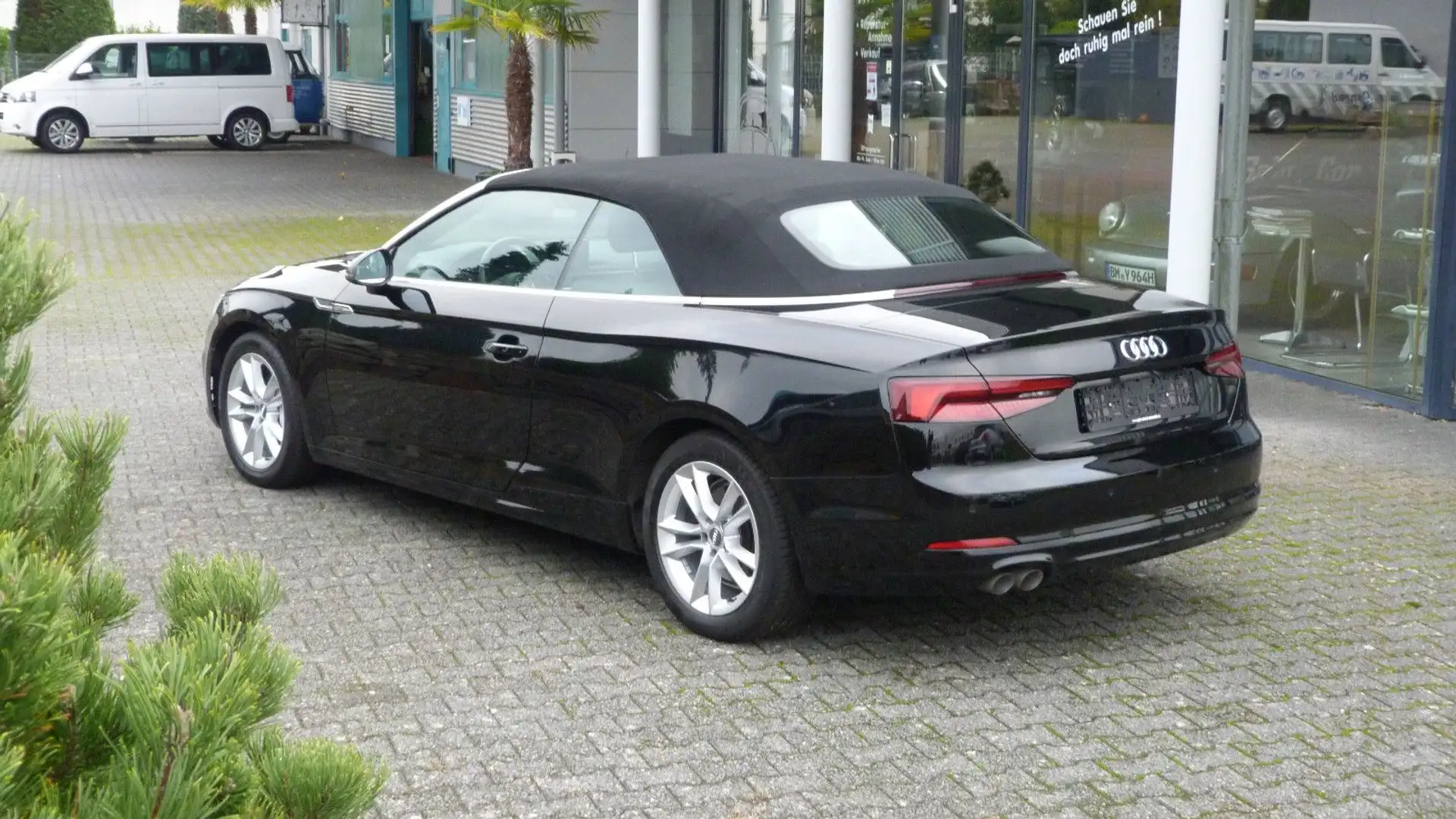 Audi A5 Cabriolet "All Black" Leder Assistenz uvm Noir - 2