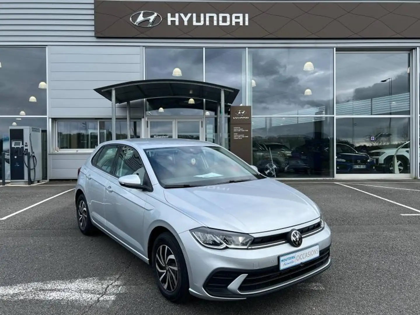 Volkswagen Polo 1.0 TSI 95ch Life Plus DSG7 Argent - 1