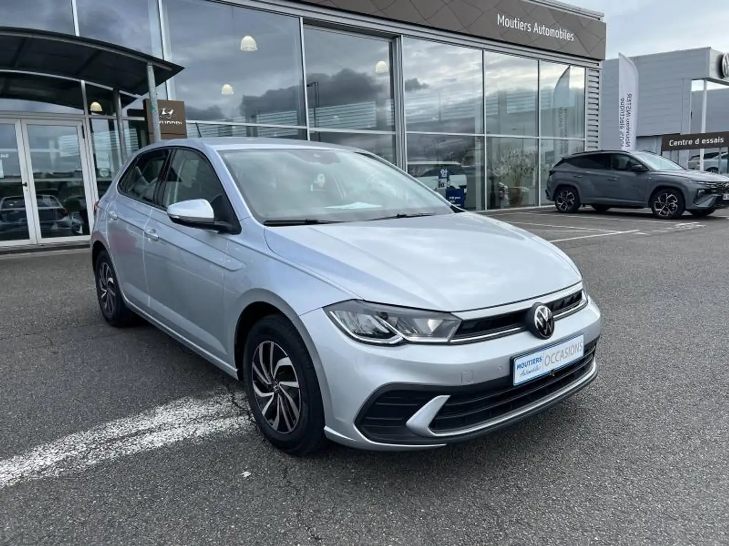 Volkswagen Polo 1.0 TSI 95ch Life Plus DSG7 Argent - 2