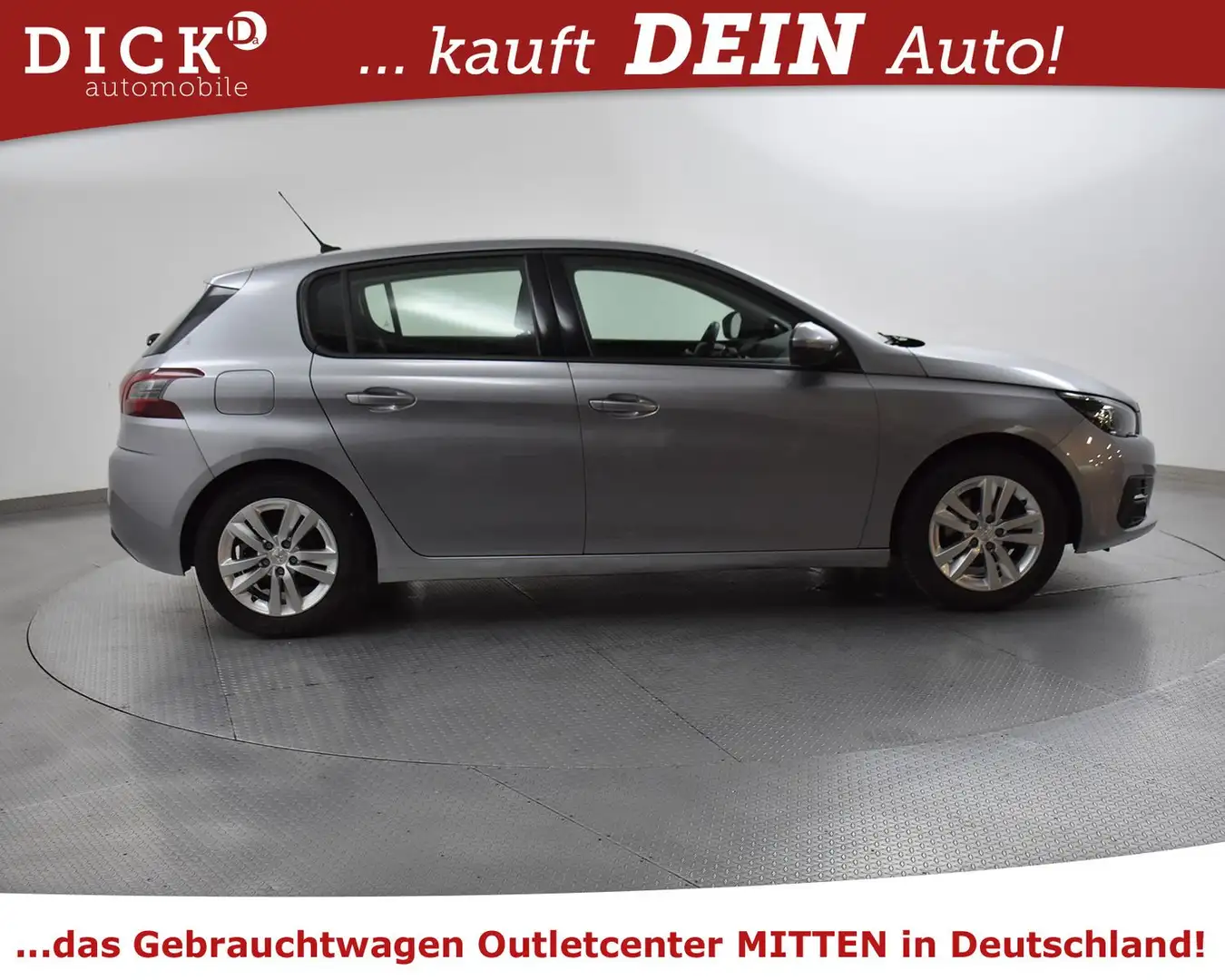 Peugeot 308 1.2 Aut. Active Pack NAVI+PDC+TEMP+MFL+APPLE Grau - 2