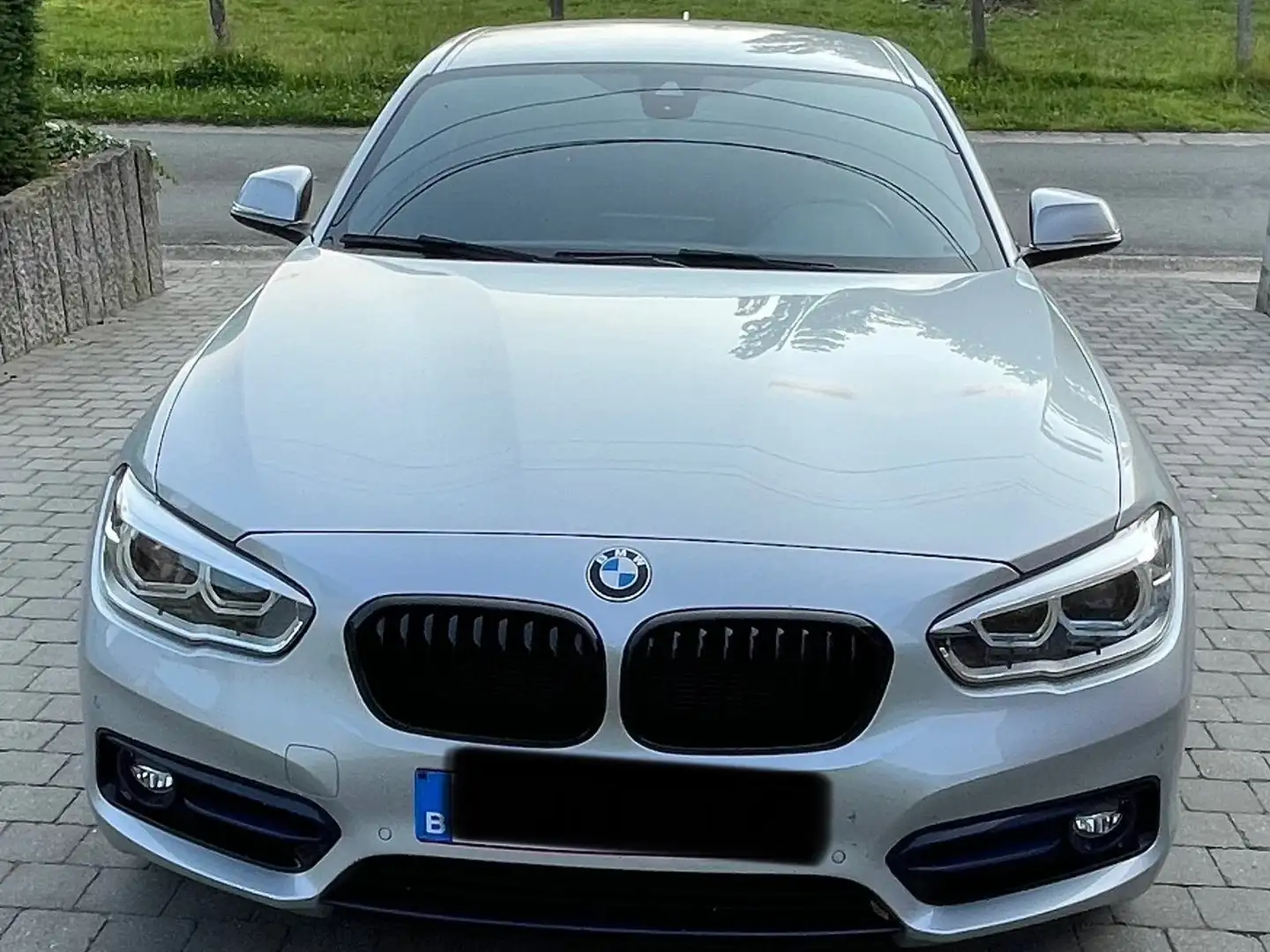 BMW 118 118i Aut. Sport Line Argent - 1
