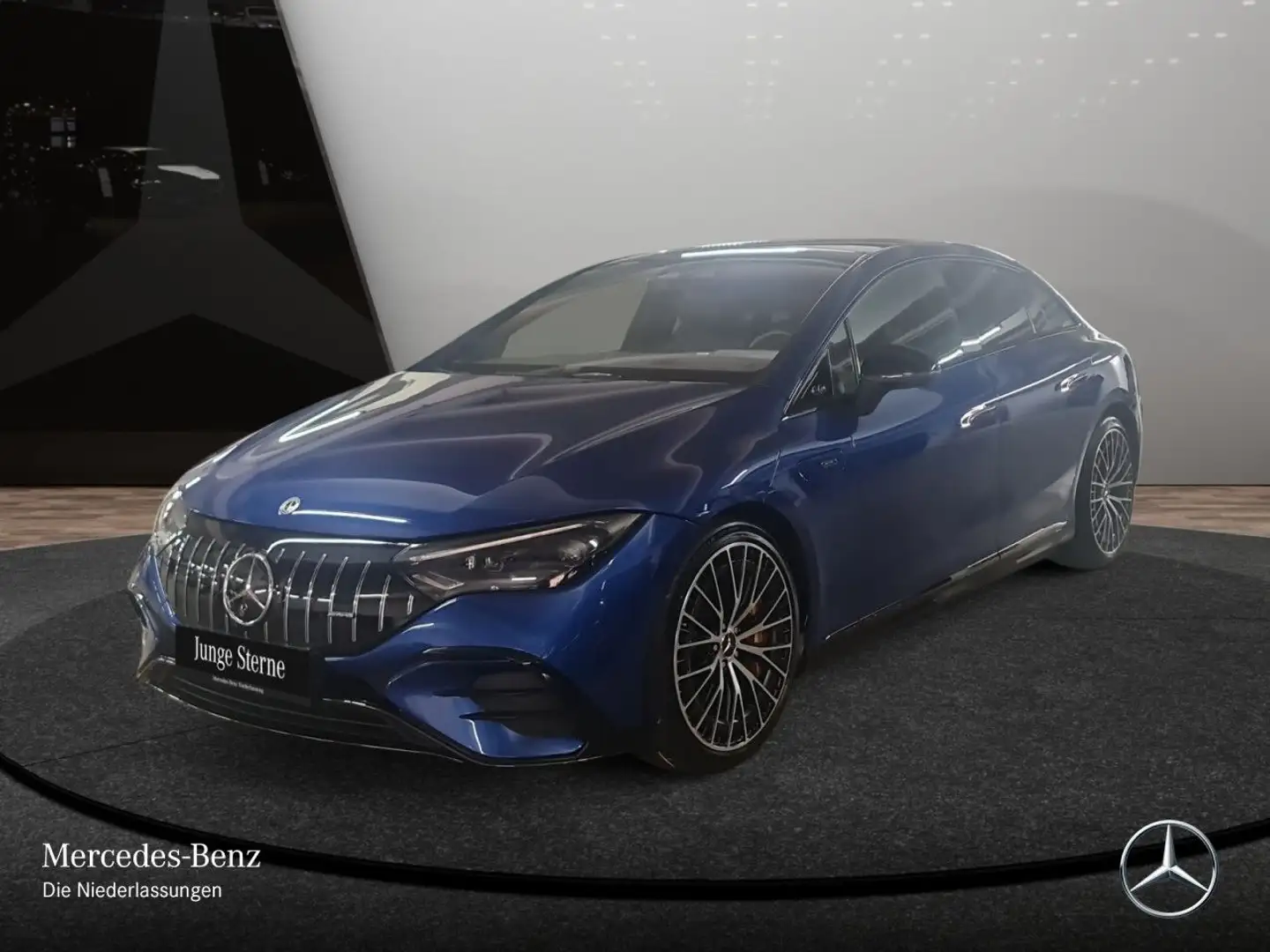 Mercedes-Benz EQE 53 AMG 4M Keramik Driversp Fahrass WideScreen Blau - 2