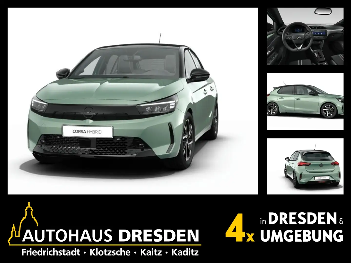 Opel Corsa Yes MHEV *GEWERBEANGEBOT* Grün - 1