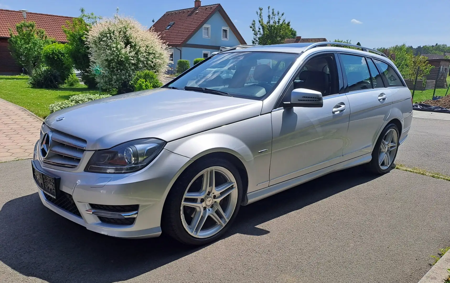 Mercedes-Benz C 250 C 250 T CDI Avantgarde AMG Line 4Matic (204.282) Silber - 1