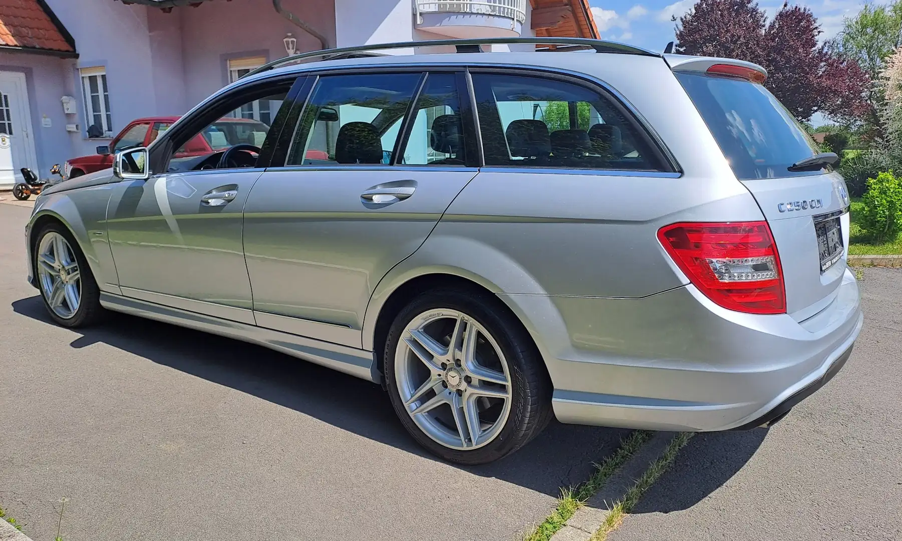 Mercedes-Benz C 250 C 250 T CDI Avantgarde AMG Line 4Matic (204.282) Silber - 2