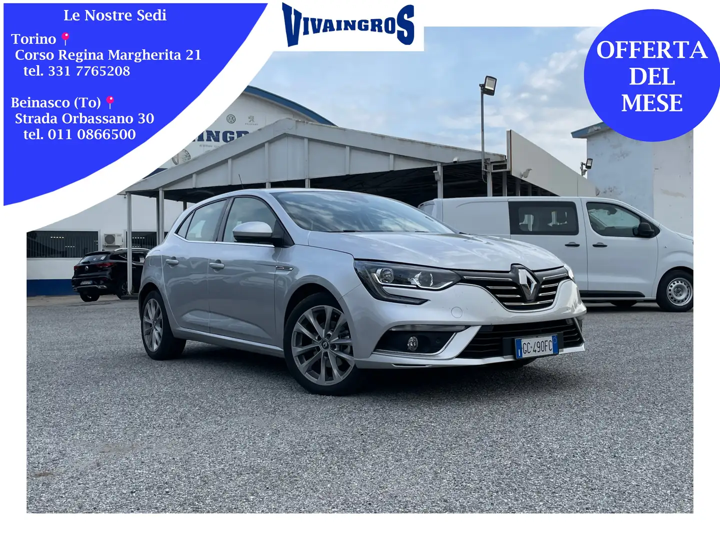 Renault Megane 1.5 Blue dCi 115CV Duel2 Argento - 1