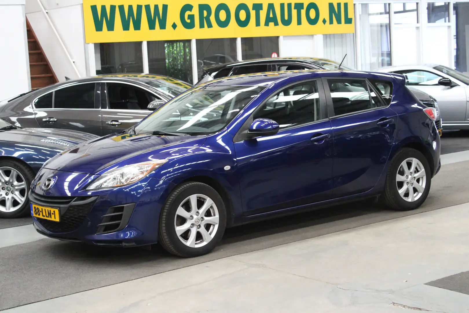 Mazda 3 2.0 Limited Automaat NAP, Airco, Trekhaak, Cruise Blauw - 1