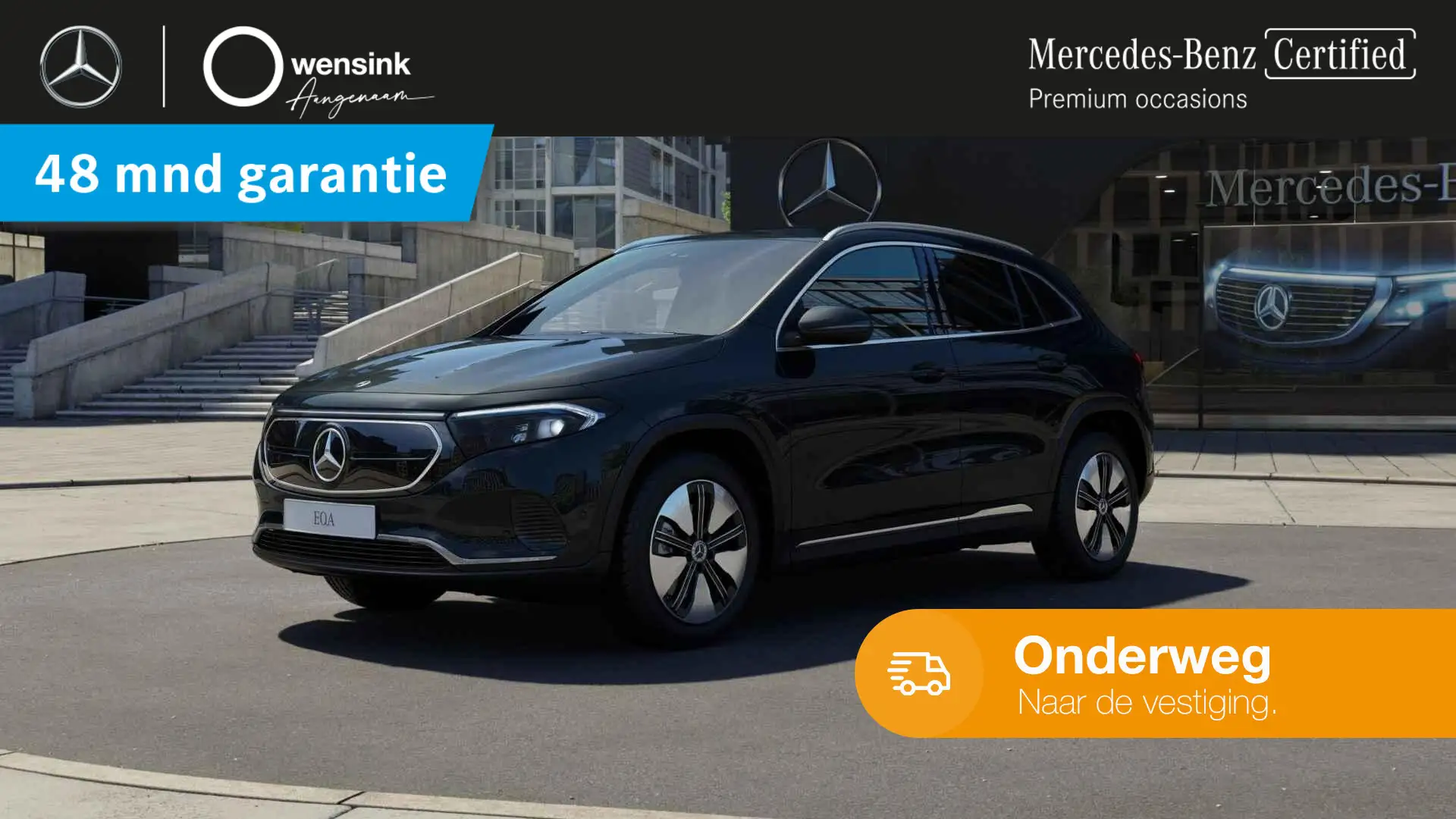 Mercedes-Benz EQA 250 Luxury Line 67 kWh | Getint glas | Sfeerverlichtin Zwart - 1
