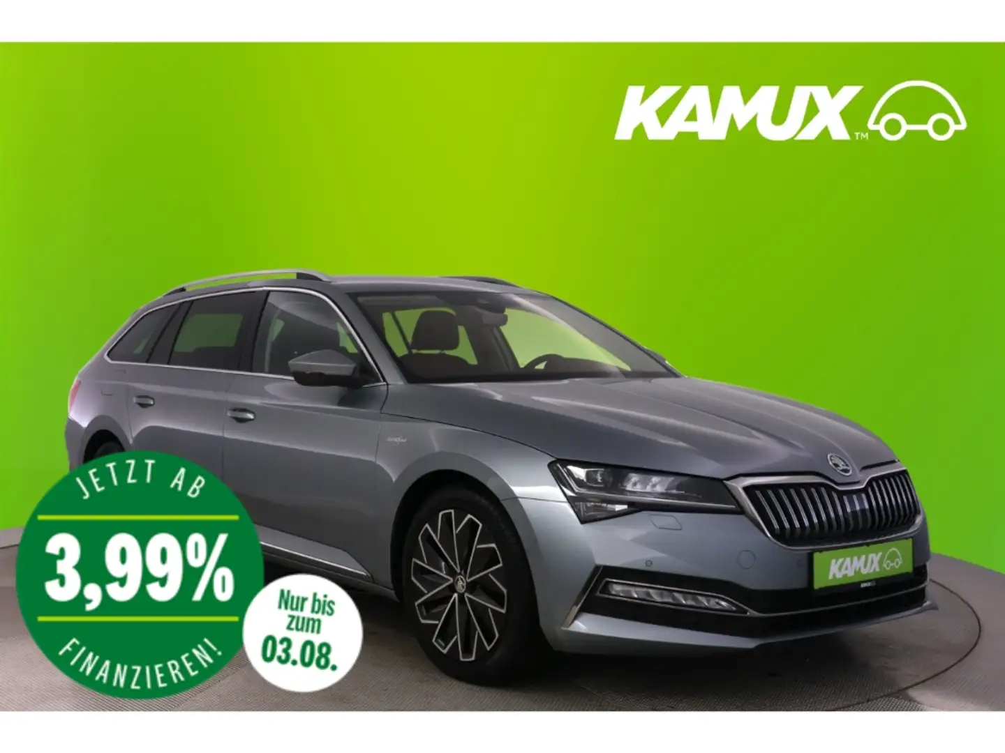 Skoda Superb 2.0TDI Combi DSG L&K+LED+NAVI+AHK Gri - 1