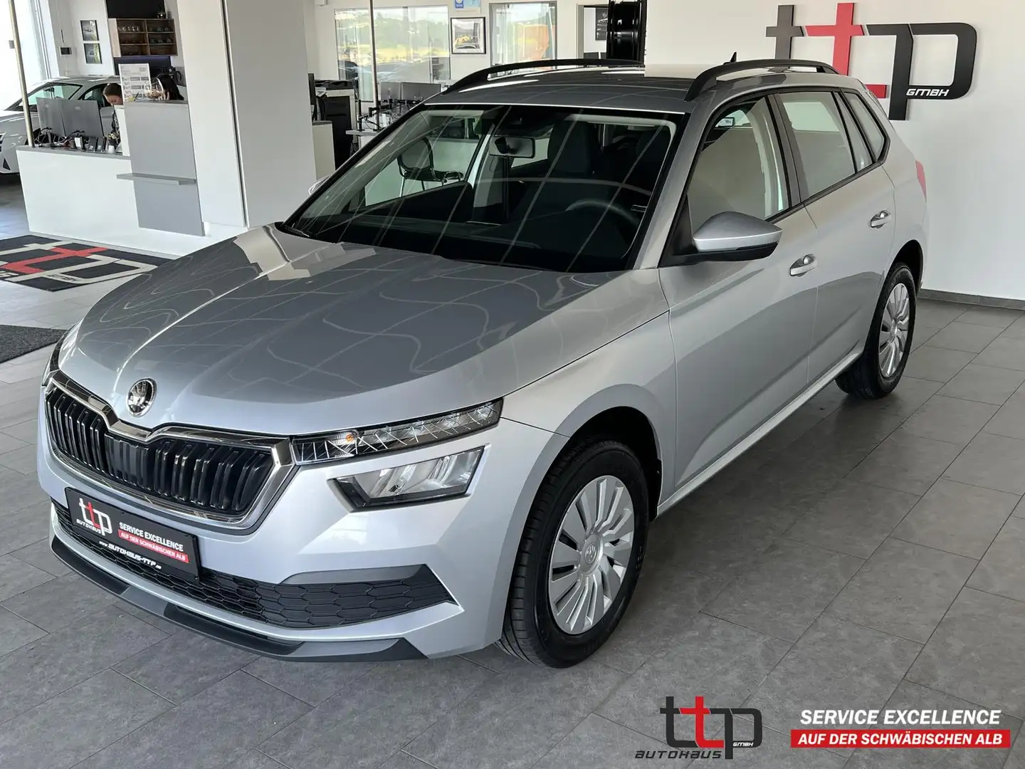 Skoda Kamiq 1.0 TSI Active LED AndroidAuto Sitzheizung Argent - 1