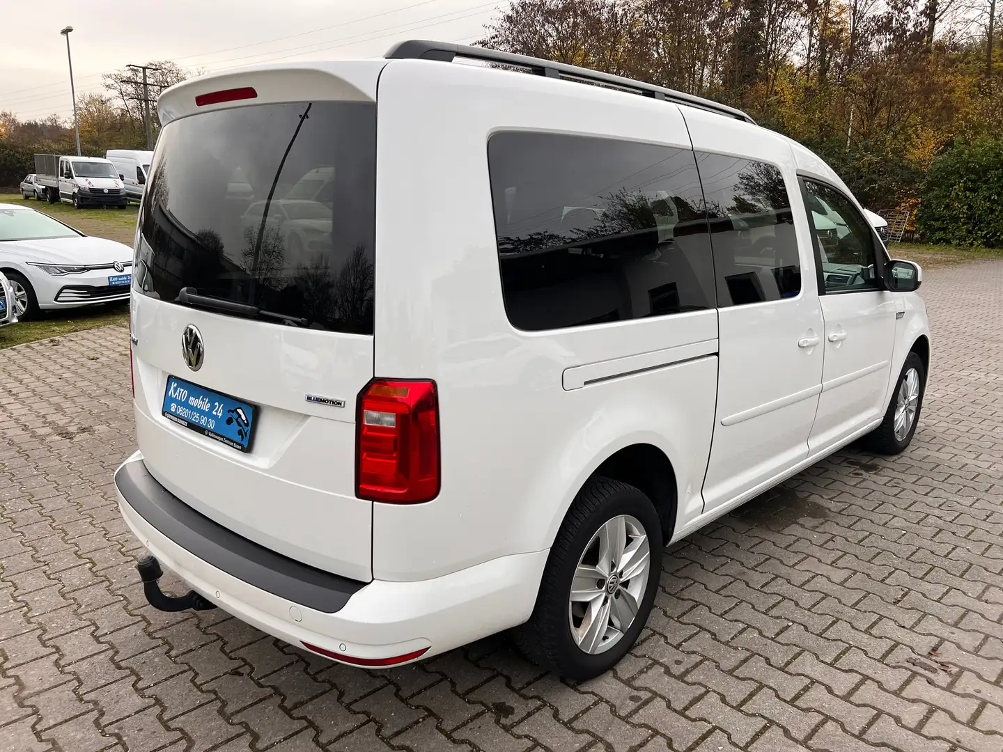 Volkswagen Caddy Maxi Comfortline 1.4 TGI CNG Erdgas Navi AHK PDC.. Weiß - 2