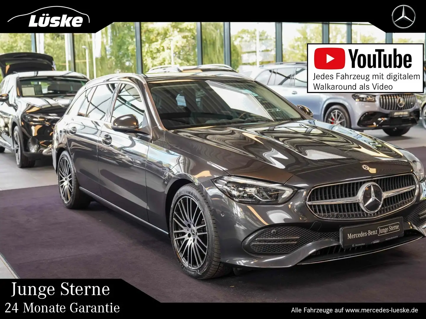 Mercedes-Benz C 220 C 220 d T AVANTGARDE Pano AHK Kamera Totwinkel Grau - 1