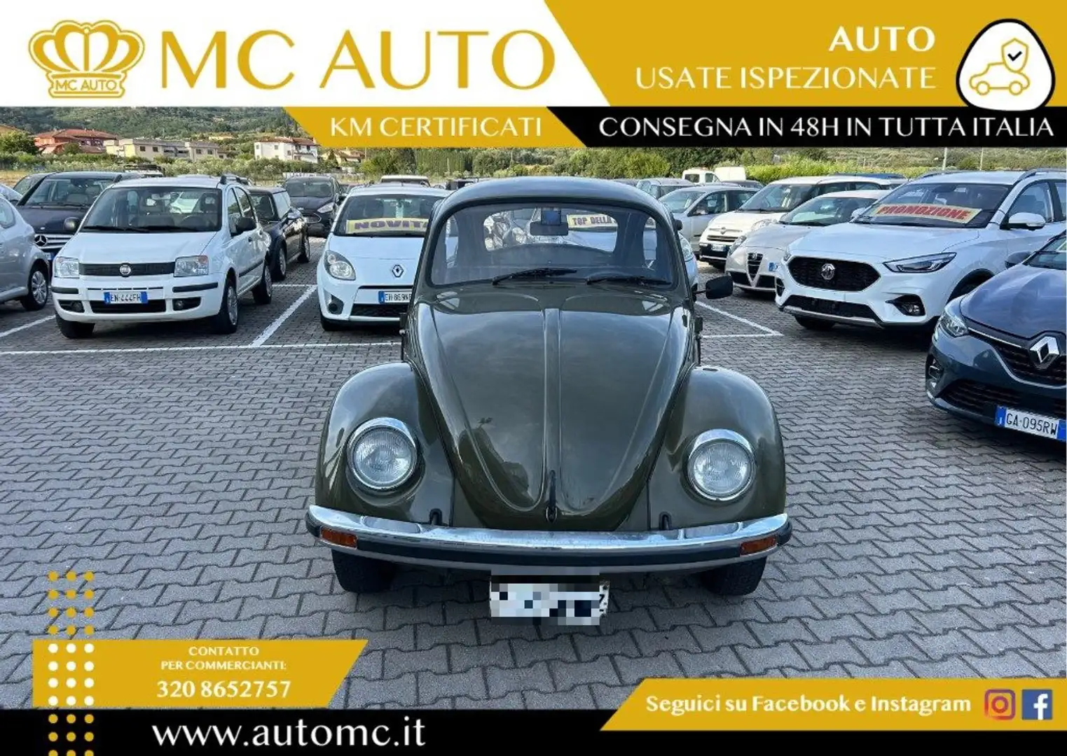 Volkswagen Maggiolino 1200 iscritta ASI Verde - 2
