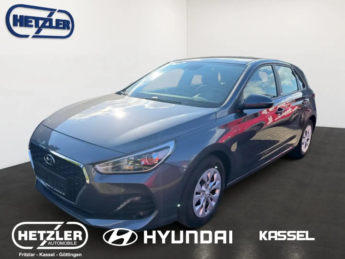 Hyundai i30 Select 1.4 EU6d-T Spurhalteass. Fernlichtass. Alar Grigio - 1
