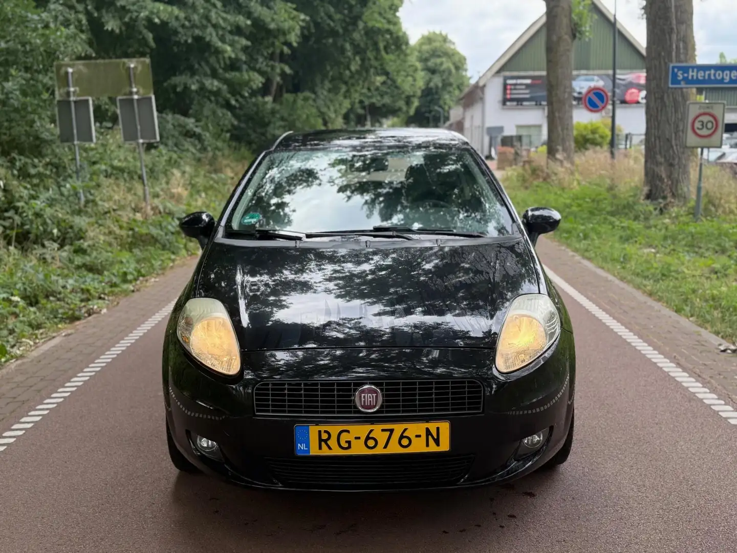 Fiat Grande Punto 1.2 Active AIRCO!APK!ZUINIG! Zwart - 2