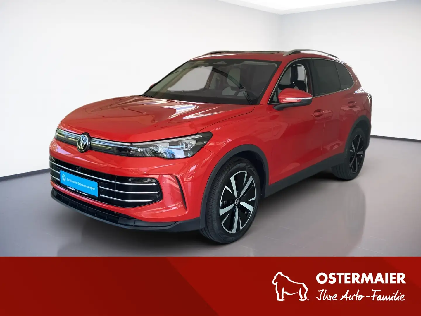 Volkswagen Tiguan ELEGANCE 2.0TDI 150PS DSG MATRIX.STDHZG.AHK.PANO.H Rouge - 1