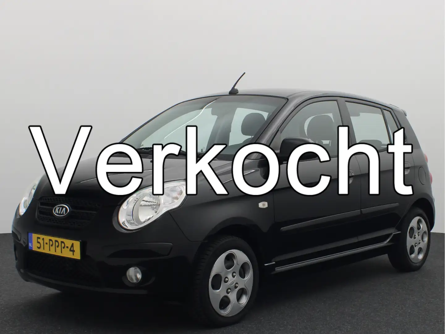 Kia Picanto 1.0 Seven NWE D-RIEM / APK 06-2026/ AIRCO / ELEK R Black - 1