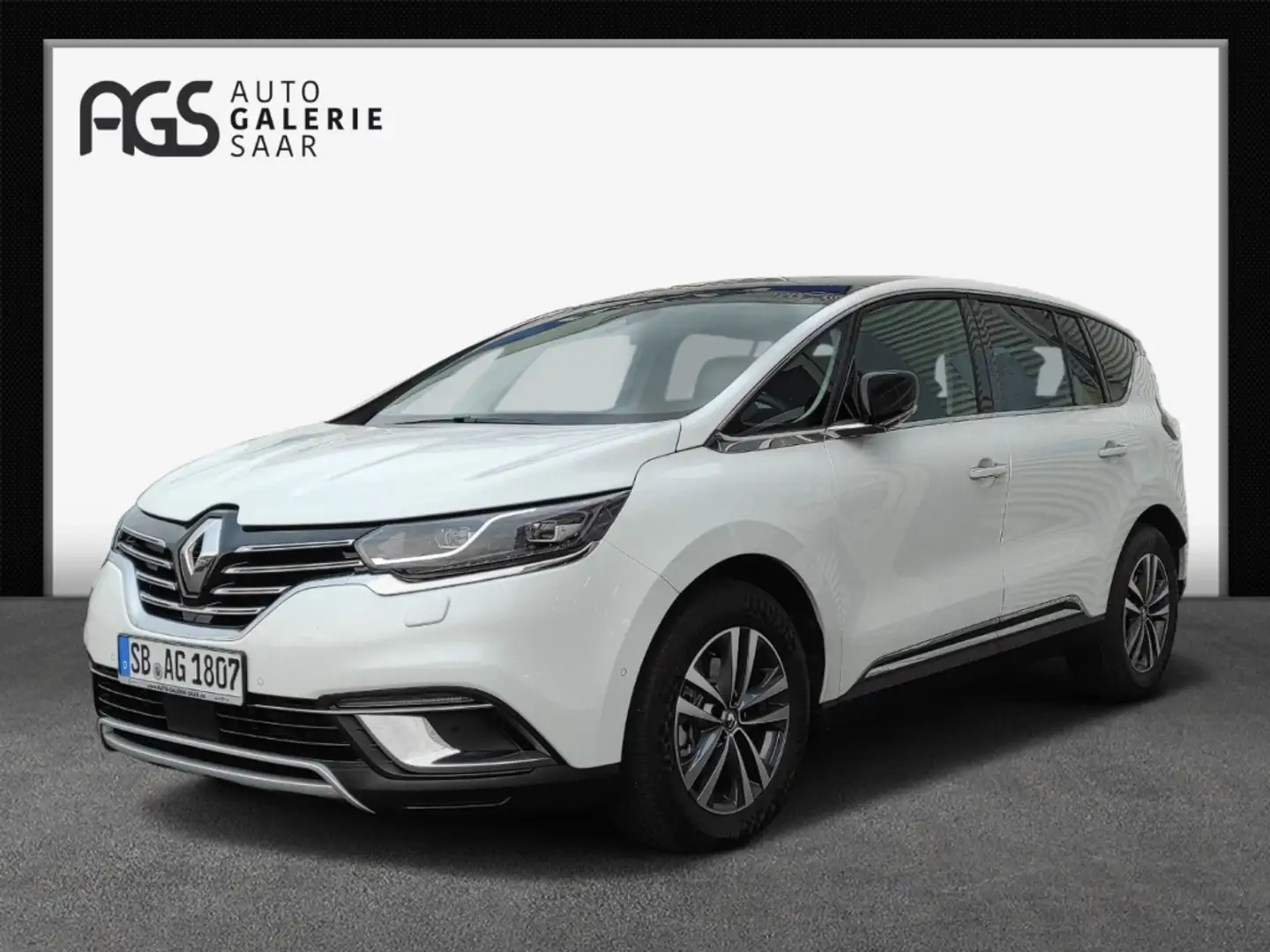 Renault Espace V Intens 2.0 BLUE dCi 190 EU6d LED Navi Keyless Pa Weiß - 1
