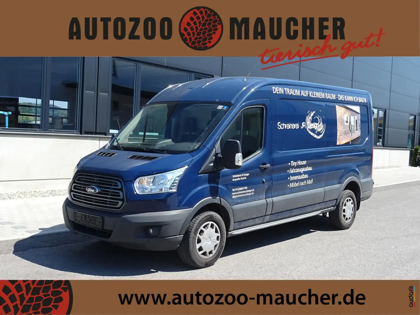 Ford Transit Kasten 2.0 TDCi 350 L3 Trend/Kamera/AHK Blu/Azzurro - 1