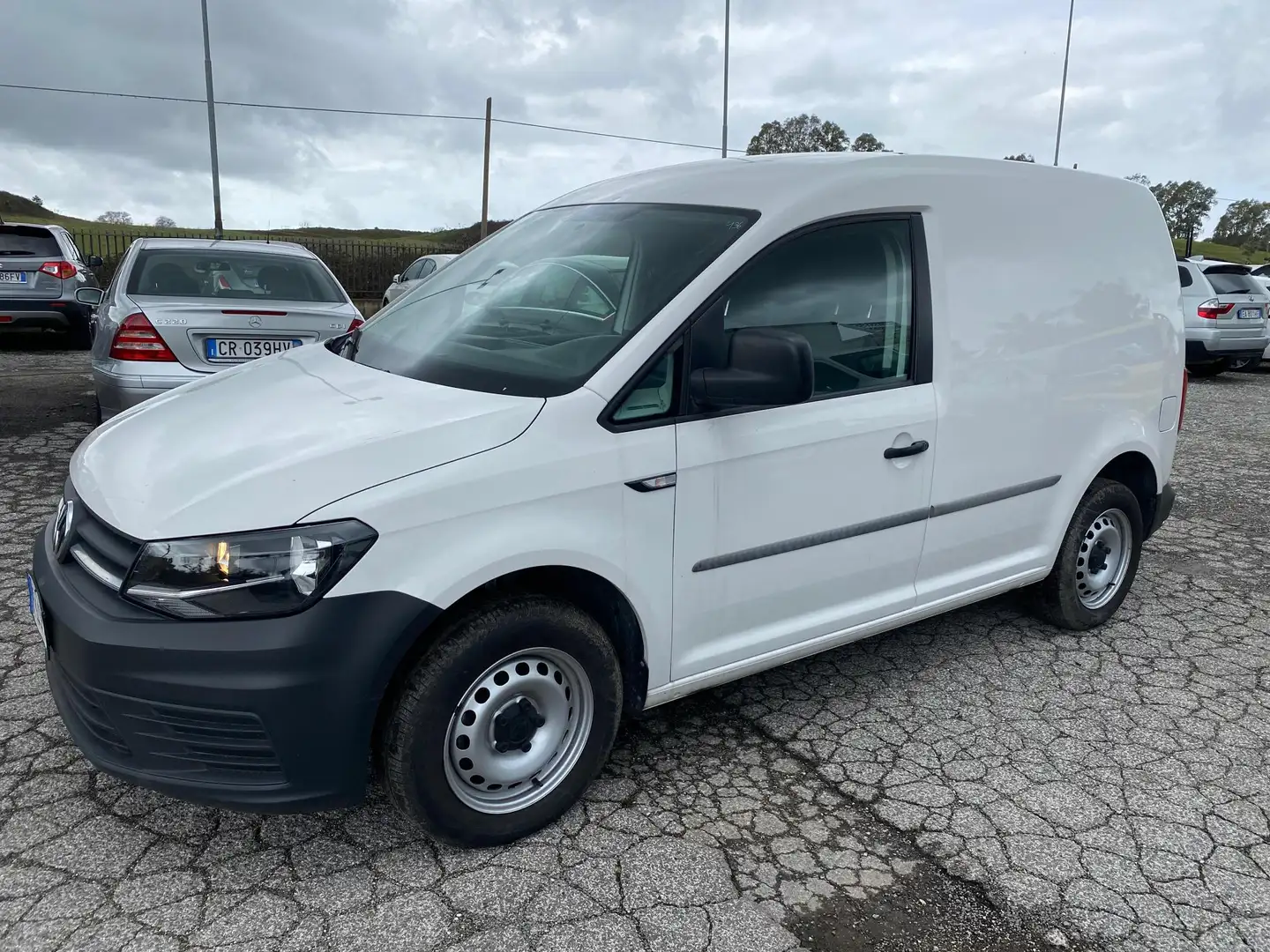 Volkswagen Caddy 1.4 tgi 110cv van E6 Blanc - 1