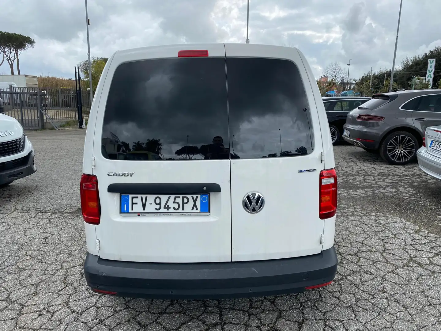 Volkswagen Caddy 1.4 tgi 110cv van E6 Blanc - 2