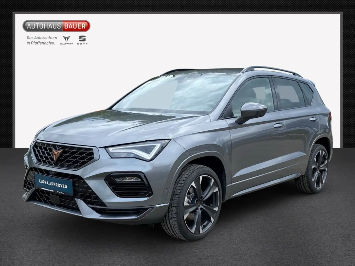 CUPRA Ateca 1.5TSI DSG AUTOM 5J. GAR KAMERA 360 FULLINK NAVI V Grau - 1