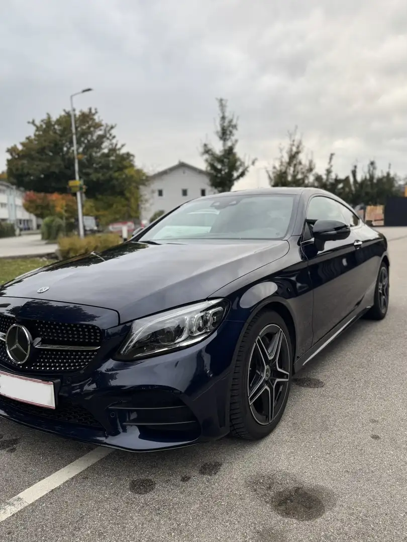 Mercedes-Benz C 300 Coupe Aut. Blau - 1