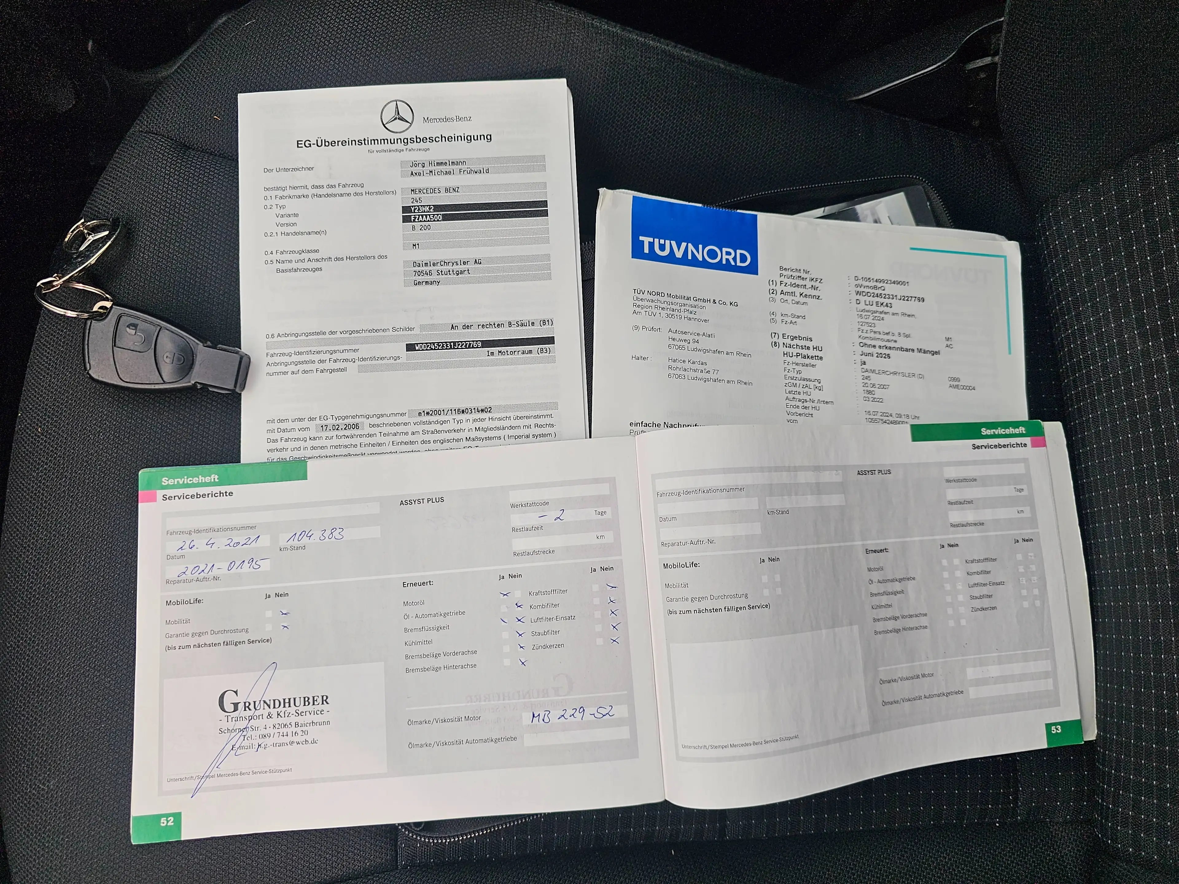 Mercedes-Benz B 200 B-Klasse Autotronic,Klima,PDC,Alufelgen,3.Hand,Tüv 06/2028 — photo 12