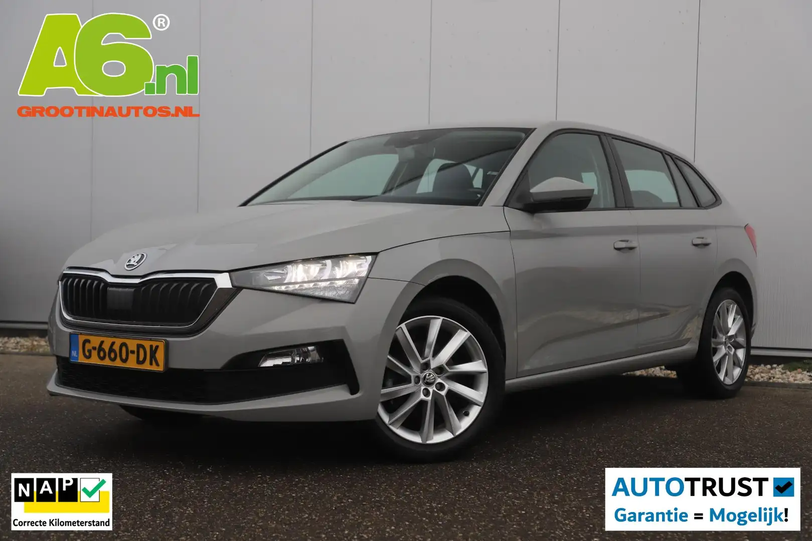 Skoda Scala 1.0 TSI Ambition 116PK Carplay Android Navigatie A Gris - 1