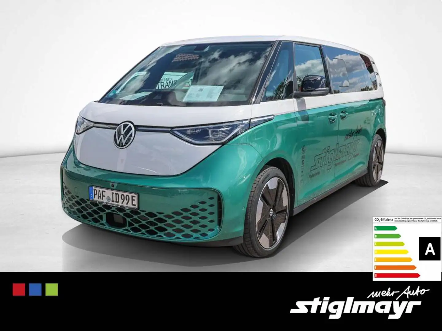 Volkswagen ID. Buzz Pro LR 91 kWh 360° AHK Park-Assist 21` Grün - 1