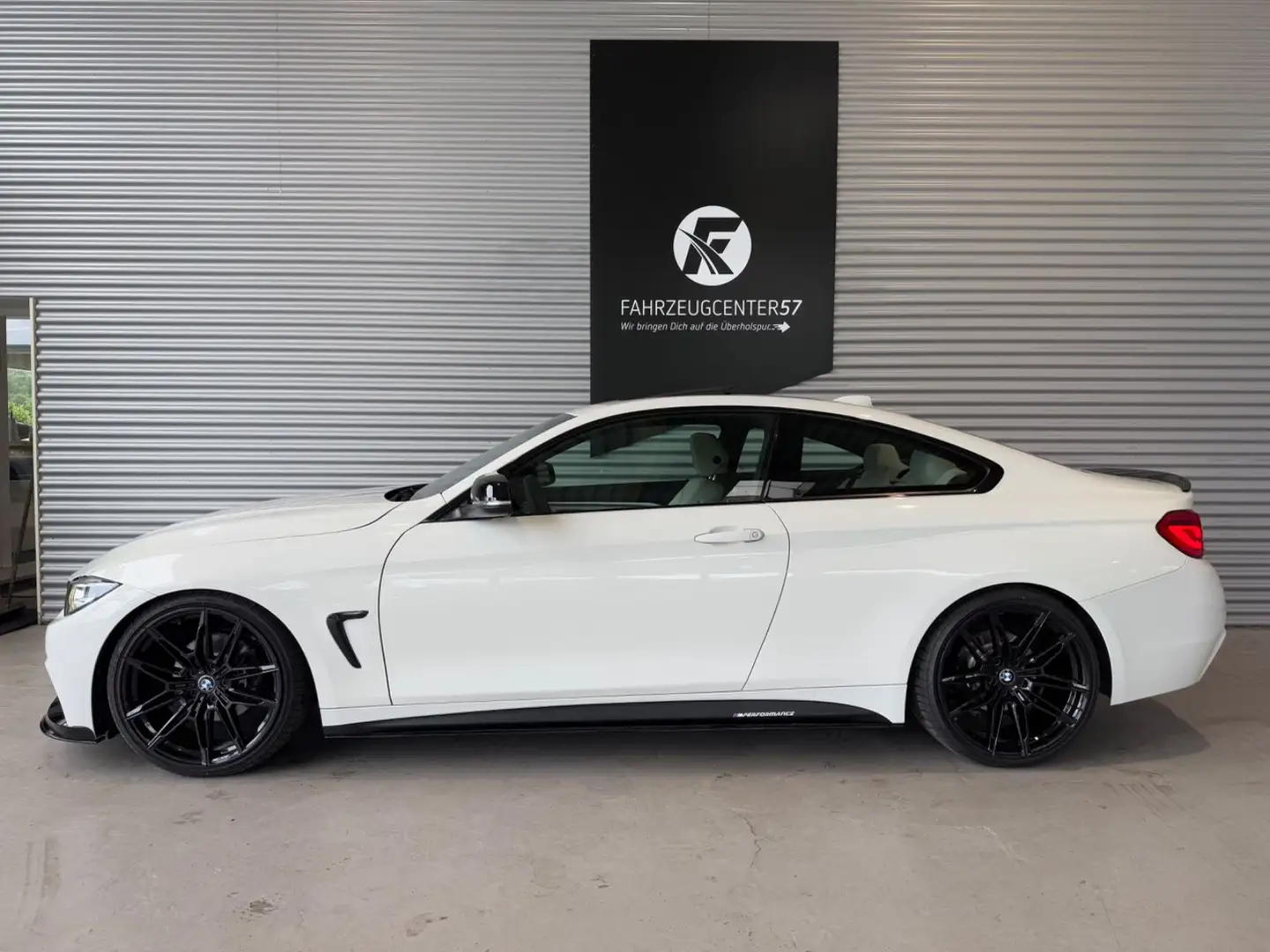 BMW 430 i Coupé M-PERFORMANCE/H&K/HUD/CARPLAY Blanc - 2