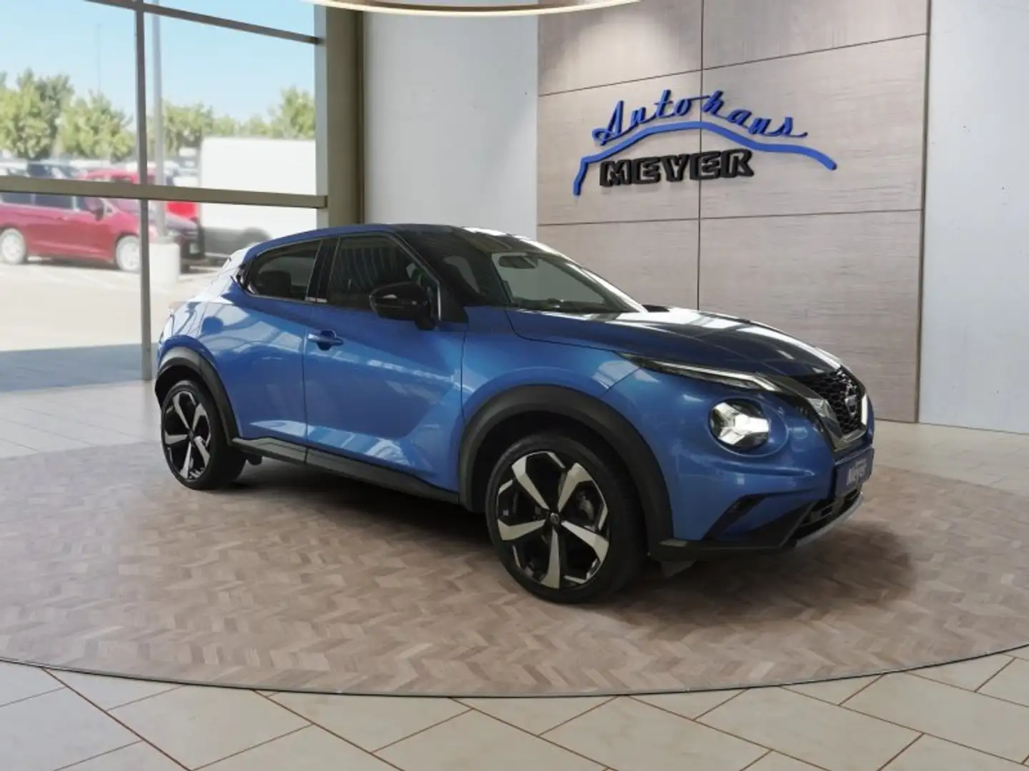 Nissan Juke Tekna 1.0 DIG-T Aut.19*Alu/LED/Navi/Keyless Blau - 1