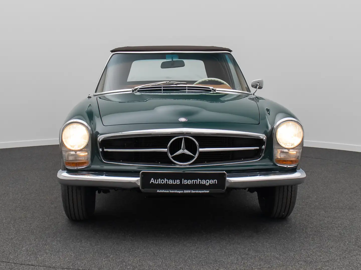 Mercedes-Benz 230 SL Pagode H-Zulassung Automatik Leder W113 Grün - 2
