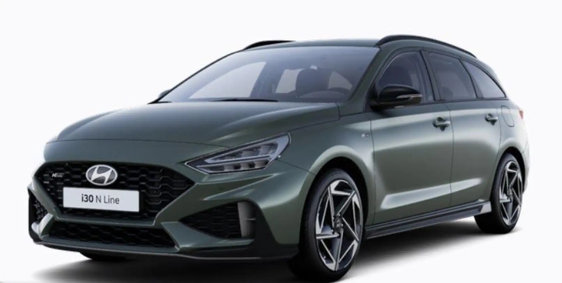Hyundai i30 Kombi N-Line SW 1.6 N-Line*Navi*LED*Shzg*PDC*Ca... Grün - 1