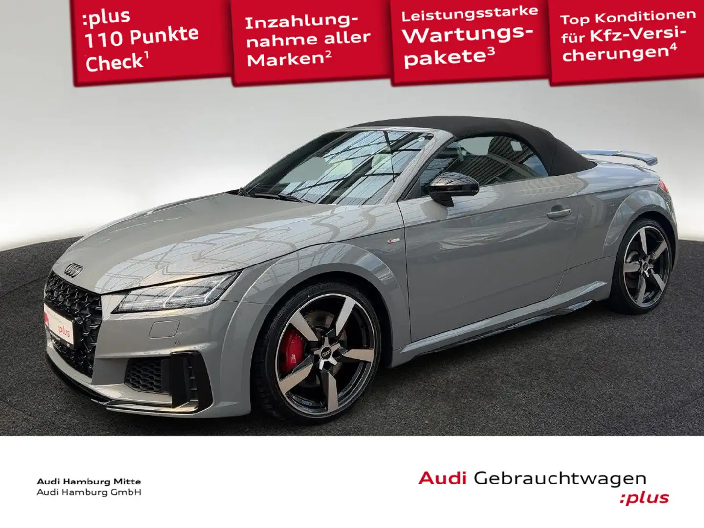 Audi TT 45 TFSI S line quattro S tronic Kame Grijs - 1