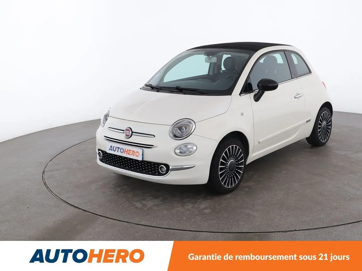 Fiat 500C C 1.2 Lounge Blanc - 1