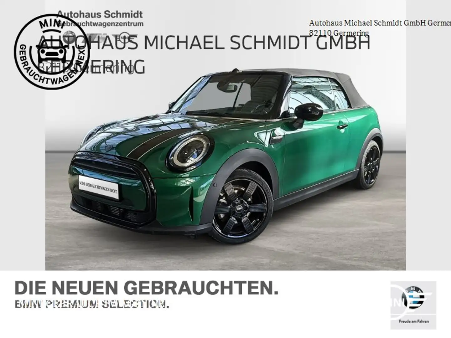 MINI Cooper Cabrio Cooper Cabrio HK HiFi DAB LED RFK Navi Tempomat Vert - 1