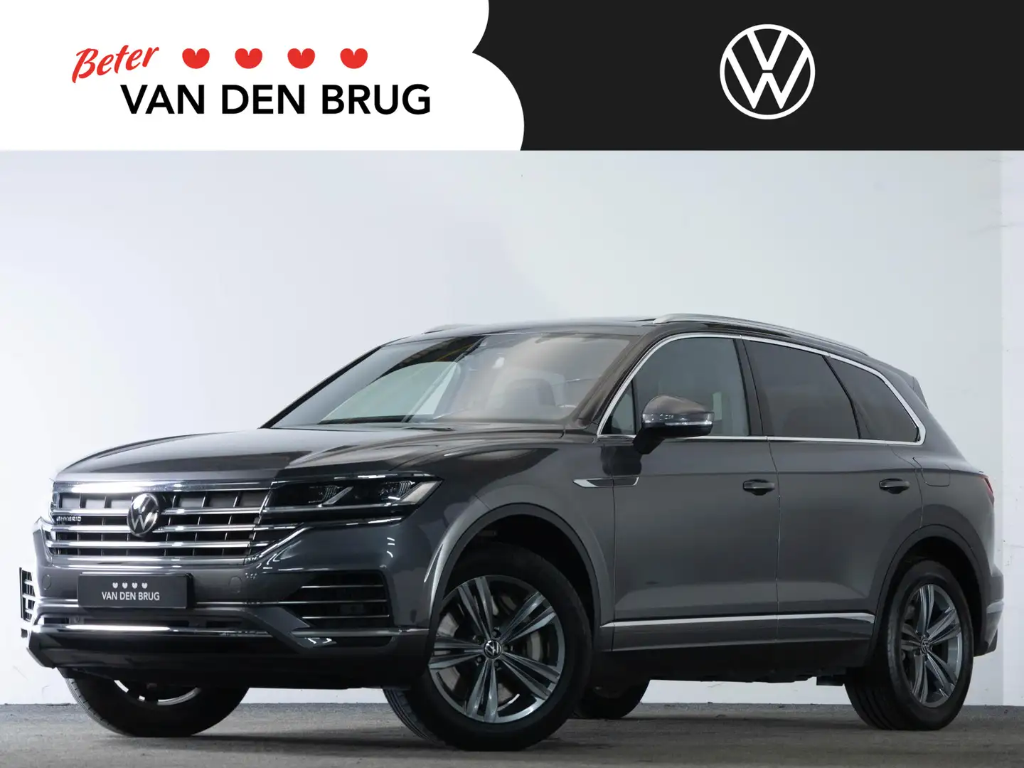 Volkswagen Touareg 3.0 TSi 381 PK eHybrid 4MOTION Elegance | LED | Pa Gris - 1