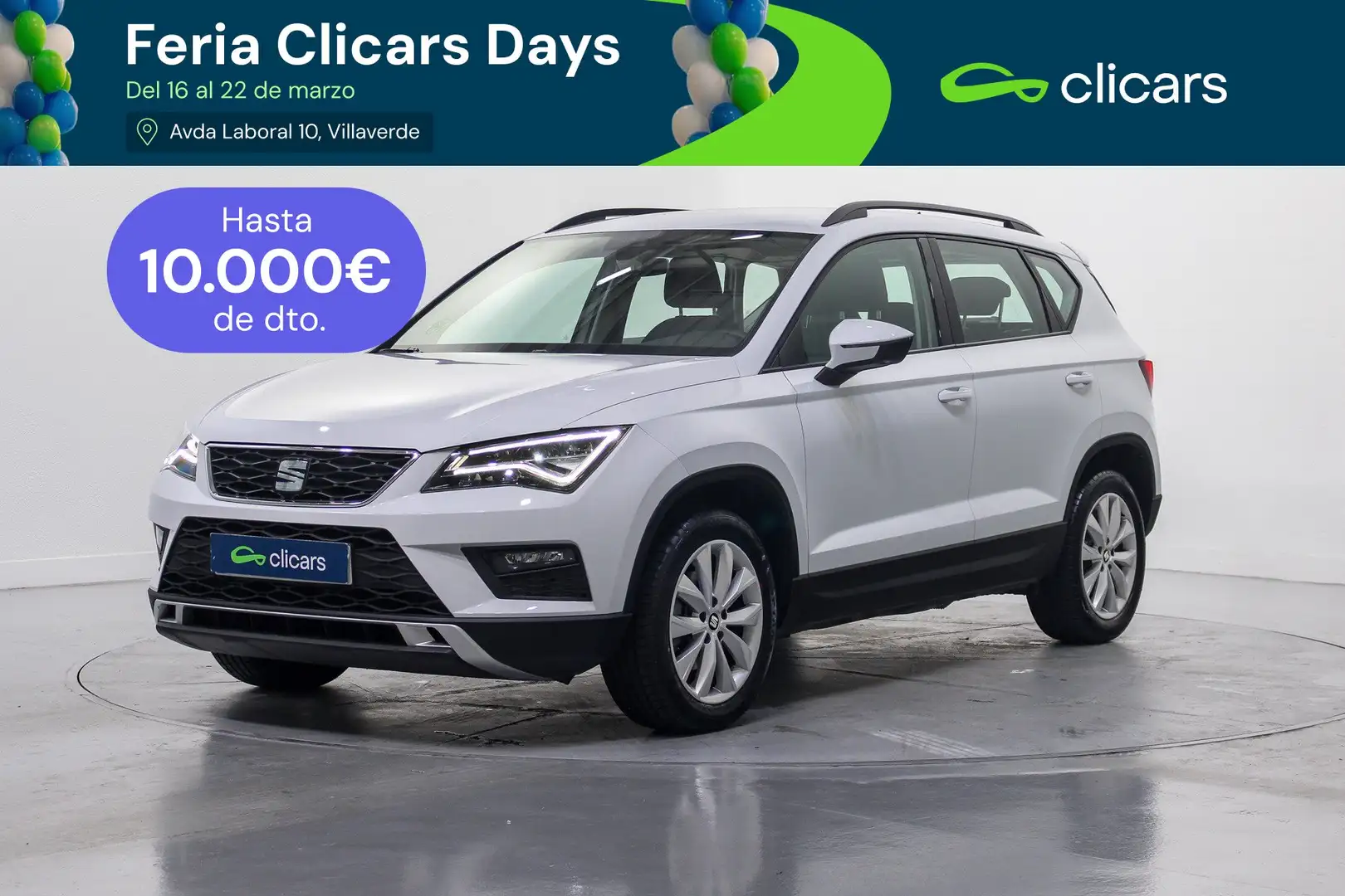 SEAT Ateca 1.0 TSI S&S Ecomotive Style Weiß - 1