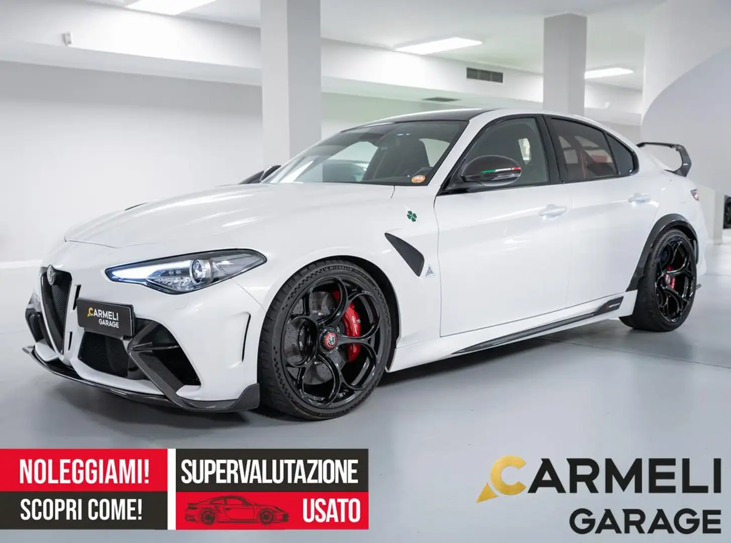 Alfa Romeo Giulia 2.9 V6 Bi-Turbo GTAm-IVA ESPOSTA-71 OF 500 Bílá - 1