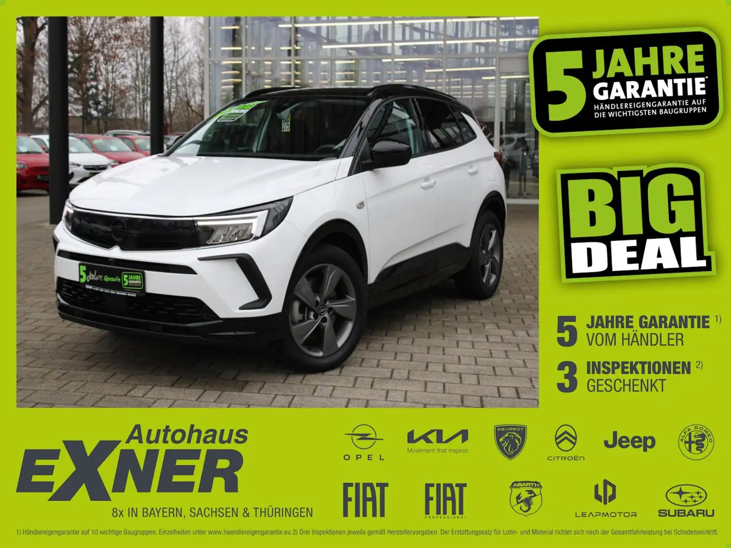 Opel Grandland 1.6 Turbo Hybrid GS LINE LED+Kamera Weiß - 1